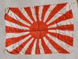 Large Silk WWII Japan Rising Sun Flag