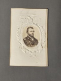 Civil War CDV Album Filler Card General US Grant Photo