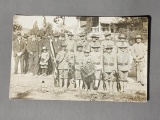 WWI Era Real Photo Postcard Soldiers w/Civil War Veterans GAR