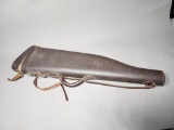 Unusual Hunting or Military Shotgun Leather Case