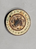 Abraham Lincoln & Hamlin Campaign Token Coin