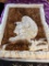 Polar Bear Faux Fur & Cub Blanket / Wall Hanging