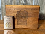 The 90th Reunion Harley Davidson Zippo Lighter with Wooden Box