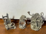 Pewter Eagle, Castle & Wizard