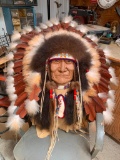 Native American Style Headdress by the Vanished Warriors Geronimo