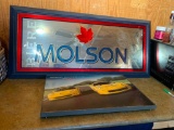 Molson & Corvette Sign