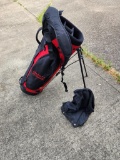 Red and Black Maker's Mark Golf Bag