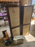 Four Vintage Advent Speakers, Tiger Electronic Power Tour Amp and More
