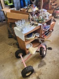 Vintage Tricycle, Apollo Collectible Glasses, Sewing Box, Beanie Babies and More