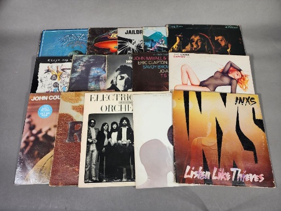 Group of Records - INXS, Electric Light Orchestra and More