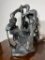 Carved Soapstone African Birds Sculpture
