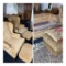 Leopard Print Rug and Furniture Lot