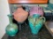 Group of Pottery Vases