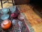 Large Group of Glassware including Pink Depression Glassware