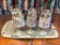 Shell Embossed Cordial Set