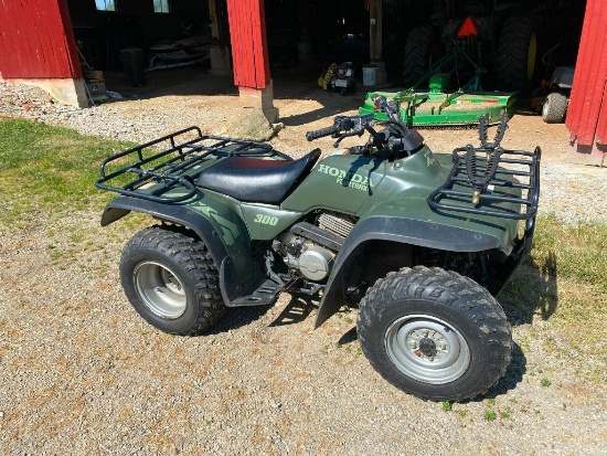 Vintage Honda Fourtrax 300 4x4 ATV Four Wheeler
