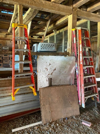 3 Fiberglass Step Ladders by Werner