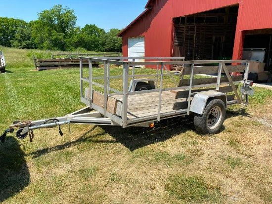 6' x 10' Aluminum Cargo Trailer with Wooden Deck Conroy Trailer