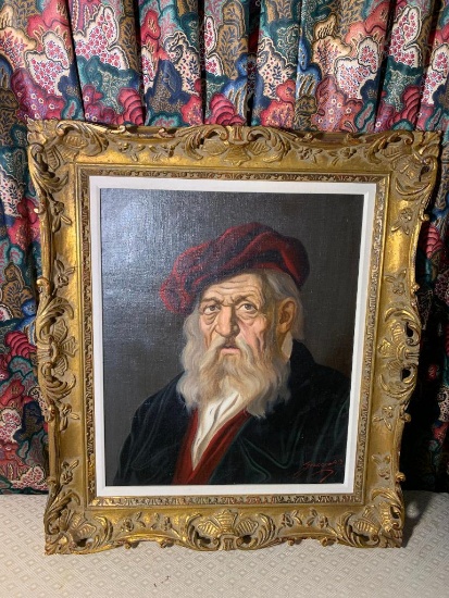 Oil on Canvas Portrait