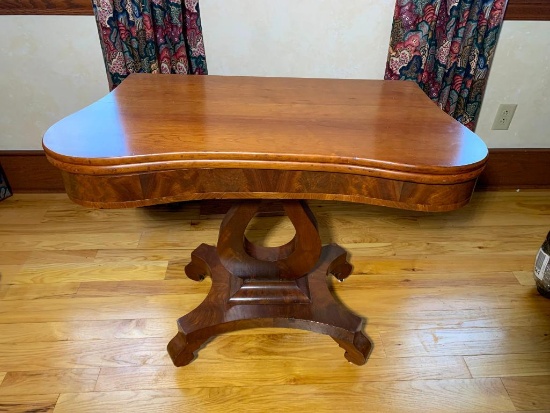 Antique Folding Card Game Table