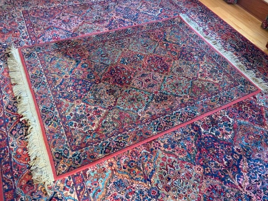 (2) Karastan American Finest Power Loomed Rugs "Multi-Color Panel Kirman