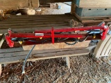 Sprayer Unit Mounted to Wood Blocks
