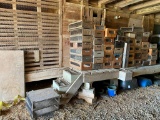 Very Large lot Wooden Sporting Hunting Bird Boxes Approximately 50