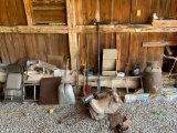 Leather Saddle, Assorted Primitives and Tools