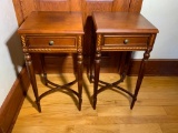 (2) Single Drawer Side Stands
