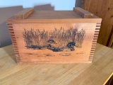 Wooden Dovetailed (Duck Themed Box)