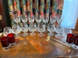 Etched Glass Animal Themed Stemware