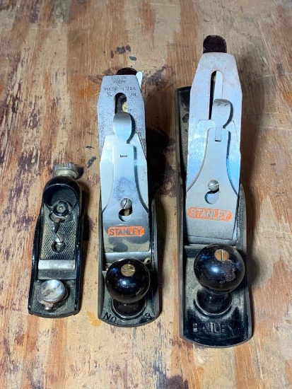 (3) Stanley / Bailey Wood Planes
