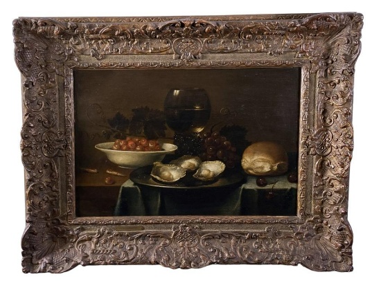 Jacob Foppens van Es "Oysters & Bread" c. 1640-50