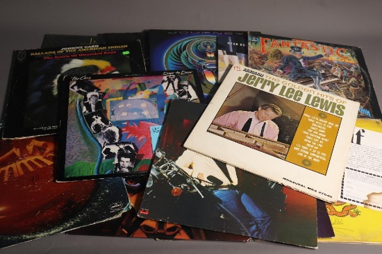 Group lot of 13 Rock Records