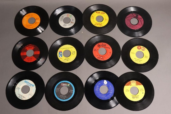 Group lot of Vintage 45 Records