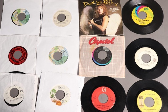 Group lot of 12 Vintage 45 Records