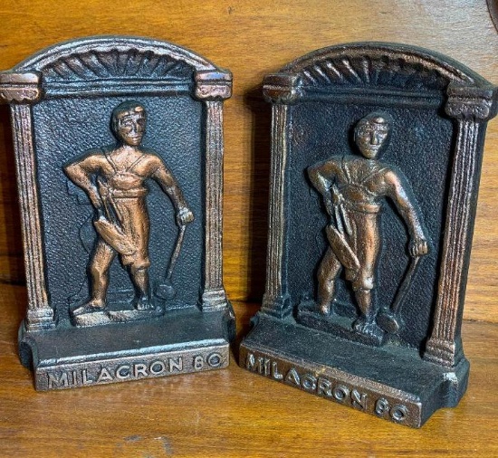 Pair of Milacron BC Bookends