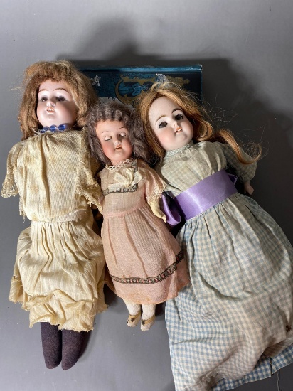 3 Antique Dolls - Germany