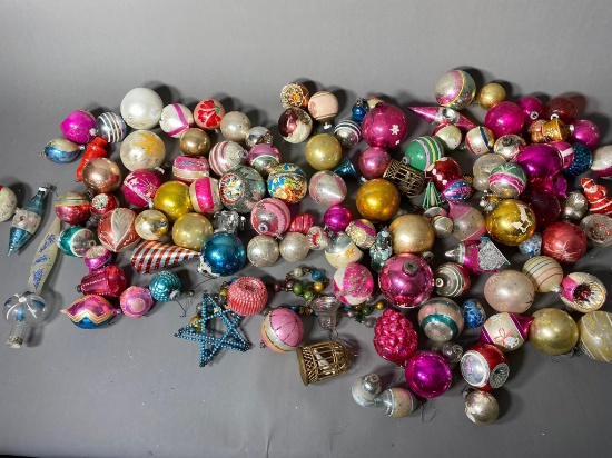 Large Variety of Vintage Christmas Ornaments