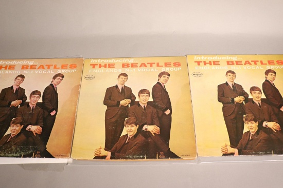 3 Vintage Beatles Records, Introducing The Beatles
