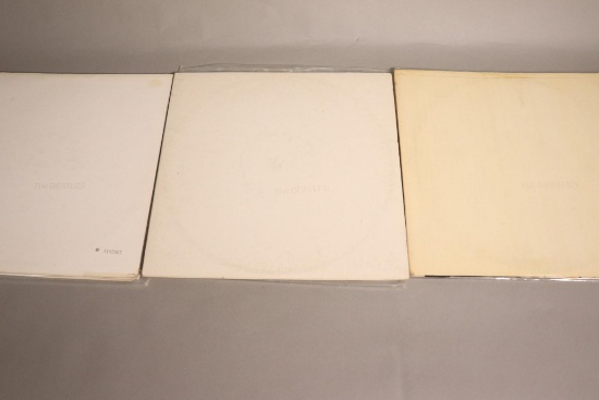 3 Vintage Beatles Records The White Album