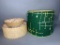 (2) Vintage MCM Lamp Shades