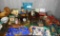 Group of Collector Items - Donald Duck, Lighters, Wooden Bowl, Postcards, Davy Crockett Vests
