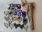 Large Unusual Antique Military Holster or Sheath, Patches & More