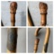 Early Walking Canes Including Folk Art Carved, American Legion