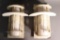 Two Large Metal Antique Art Deco Sconces/Light Fixtures