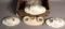 Vintage Light Fixtures plus Wooden Box