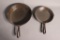 2 Vintage Cast Iron Pans