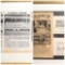 (2) Framed Baseball News Hi-Lites Timely Events Posters