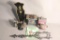 Antique Items: Weather Vane Directional, Sewing Machine, Stove and More